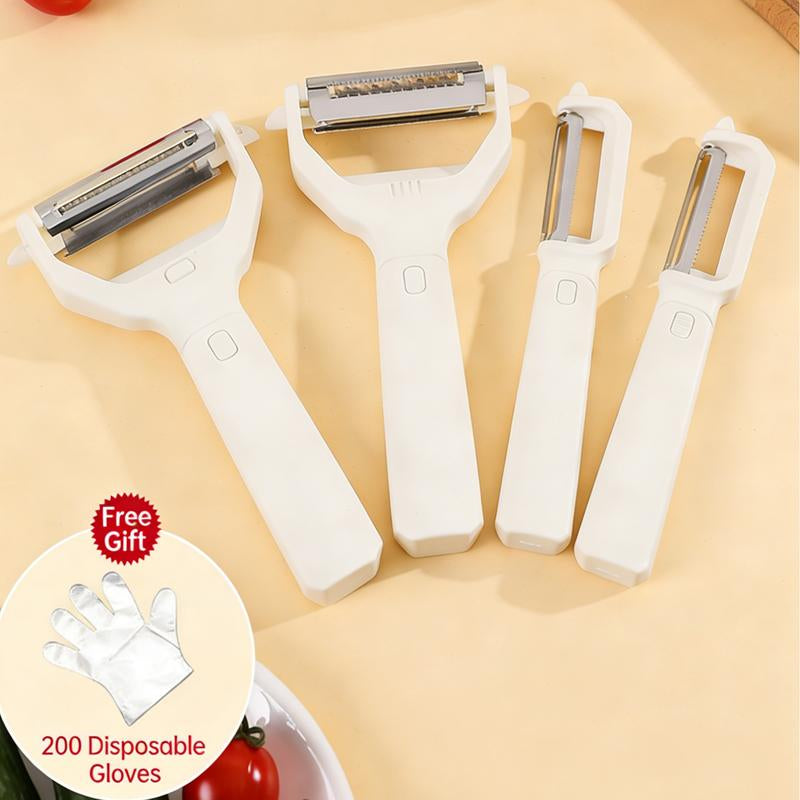 2 in 1 Vegetable Peeler, Multifunctional Peeler & Grater, Kitchen Fruit Peeling Shredding Tool
