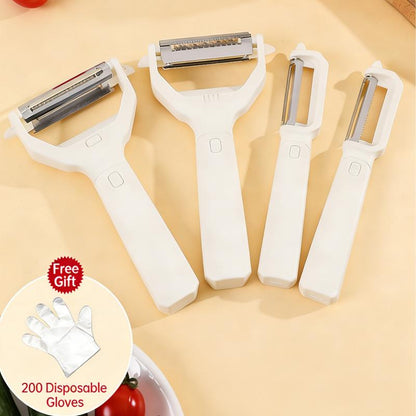 2 in 1 Vegetable Peeler, Multifunctional Peeler & Grater, Kitchen Fruit Peeling Shredding Tool